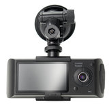 GPS Çift Lens Kamera HD Araba DVR Dash Cam Video Kaydedici G-Sensor Gece Görüşü