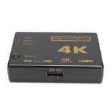 4K 3 in 1out HD Switch Hub Splitter TV Switcher Adapter Ultra HD για HDTV PC