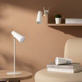 Lámpara de escritorio recargable Mijia multifuncional de 2000 mAh en blanco, ajustable en brillo y temperatura de color, 4 modos de luz