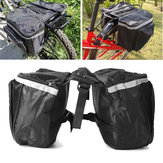 BIKIGHT 25L Portaequipajes trasero doble para bicicleta Bolsa de equipaje Almacenamiento impermeable Bolsa de bicicleta