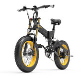 [EU Doğrudan] LANKELEISI X3000PLUS-UP 17.5Ah 48V 1000W Katlanabilir Moped Elektrikli Bisiklet 20 İnç 120km Menzil, 200kg Maksimum Yük
