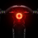 Luz trasera de bicicleta WEST BIKING 60lm 350mAh ultra brillante, carga manual/inductiva USB recargable, luz LED trasera impermeable, 6 modos de linterna, seguridad en ciclismo.