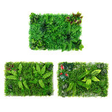 Siepi di piante artificiali Pannelli a parete Plastica finti arbusti Stuoia Stuoia Verde Sfondo a parete Decor Giardino Privacy Screen Fence