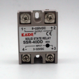 SSR -25DD/ 40DD DC-besturings-DC SSR Witte behuizing eenfasige solid state relay