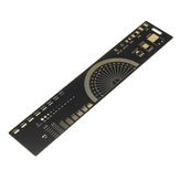 3 stuks 20cm Multifunctionele PCB Liniaal Meetgereedschap Weerstand Capacitor Chip IC SMD Diode Transistor Pakket 180 graden