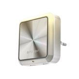 BlitzWolf®BW-LT14プラグインスマートライトセンサーLEDナイトライト、デュアルUSB充電ソケット付き