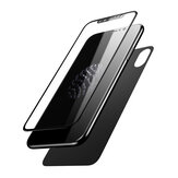 Protector de pantalla de vidrio templado Baseus 0,2mm 3D Arc Edge para iPhone XS/X (frontal y trasero)