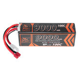 ZOP Power 11.4V 9000mAh 100C 3S LiPo Batterij T Deans Stekker voor RC Auto
