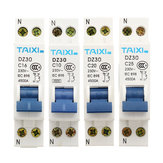 TAIXI® DZ30-32 Disjuntor em miniatura 10A/16A/20A/25A 1P+N Interruptor de ar DPN