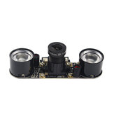 Модуль камеры Caturda C0285 ночного видения + заполняющая лампа 500W пикселей для Raspberry Pi 4B/3B+/3B