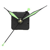 10個20mmシャフト長のグリーンとブラックの光る針DIYクォーツ時計壁掛け用ムーブメント