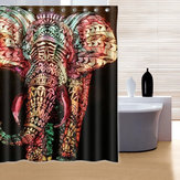 Αδιάβροχη πολυεστερική κουρτίνα ντους με εικόνα αεραπορικού μεγέθους 180x180cm διακόσμηση μπάνιου με 12 γάντζους