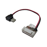 3/5/10 PCS URUAV Câble d'alimentation avec fiche coudée pour câble d'équilibrage GoPro 6/7/8/9 Adaptateur Type-C 5V BEC pour drone FPV RC