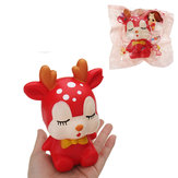 Dormindo Sika Deer Squishy 15 * 8 CM Lento Rising Soft Animal Toy Presente Coleção 