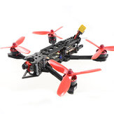 HSKRC Assassin DC5 222mm Wheelbase 5mm Thickness Arm 3K Carbon Fiber 5 Inch Freestyle Frame Kit for RC Drone FPV Racing