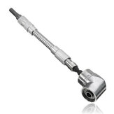Drillpro 105° 1/4 Inch Hex Shank Drill Bit Angle Driver With Flexible Screwdriver Extension Bit Holder