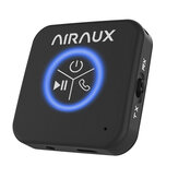 BlitzWolf® AirAux AA-BT1 Передатчик Bluetooth 5.0 2 в 1 Приемник HD Аудио с длительным сроком службы 3,5 мм Aux Bluetooth-адаптер для динамика гарнитуры телевизора