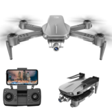 LYZRC L106 PRO 5G WIFI FPV GPS avec double caméra 4K HD, cardan mécanique à deux axes anti-vibration, positionnement par flux optique, drone quadricoptère pliable RTF