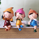 3pcs/set Hot Sale Not Say Not Listen Not Look Three No Cute Resin Doll Home Pastoral Model Decorations Do Not Look Listen Say Three No Resin Crafts