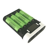 Bakeey 4x18650 Batarya Çift USB LED Ekran Şarj Aleti Güç Bandı Kılıf Kutu DIY Kit için iPhone 8 S8 Plus