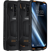 DOOGEE S90C Global Bands IP68 Wasserdicht 6,18 Zoll FHD+ NFC 5050mAh 16MP+8MP AI Dual Rückfahrkameras 4GB 64GB Helio P70 4G Smartphone