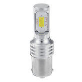 1 unids 1156 BA15S Coche LED Luces de marcha atrás de la copia de seguridad Luces de cambio de lámpara 11W 980LM Blanco