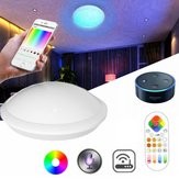 ARILUX 30W RGBCCT Wifi Inteligentne oświetlenie sufitowe LED Remote i APP Sterowanie głosem żyrandol dla Alexa