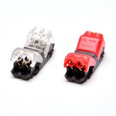 Conectores de crimpagem rápida de terminais de fio de 2 pinos para cabo de fita LED de 22-20AWG, 5 peças
