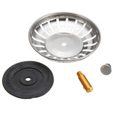 Bouchon d'évier de cuisine en acier inoxydable 304 avec filtre pour drain de lavabo de salle de bain