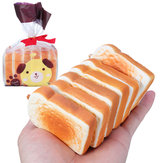 6 szt. Toster chleb squishy 9 cm cracker ciasto z opakowaniem Soft zabawka