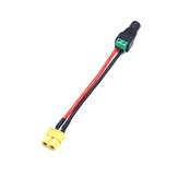Câble DIY pour connecteur femelle AMASS XT60 vers DC 5.5mm*2.5mm / 5.5mm*2.1mm pièce de rechange pour multirotor