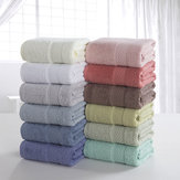 70cmx140cm 100% Cotton Solid Bath Towel Beach Towel For Adults Fast Drying Soft