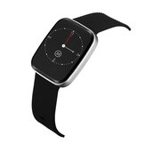 Bakeey R32 1.3 inç IPS Tam Dokunmatik Ekran Kalp Atış Hızı Kan Basıncı Oksijen Monitörü Spor Müzik Kontrol Akıllı Saat