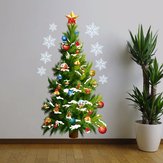 Χριστουγεννιάτικο δέντρο αφαιρούμενο αυτοκόλλητο τοίχου παραθύρου διακόσμηση σπιτιού 