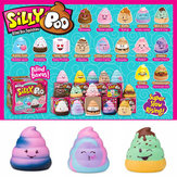 5 PCS Silly Poo Squishy Boîte Aveugle 7 * 6.5 * 6.5CM Sous Licence Lent Rising Avec Emballage