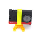 Sárga/piros/fekete 3D nyomtatott kamera tartó a Insta360 SMO akciókamerához
