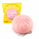 Bolinho Mole Bun rosa amarelo de 6 cm com embalagem original corrente bolsa de telefone cinta presente decoração