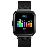 Goral Y7 Milanese Steel 1.3 inch Brightness HR Blood Pressure Oxygen Music Control Smart Watch