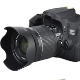Parasol JJC EW-63C para lente Canon 100D/200D/750D/760D de 18-55 para STM Hood 58mm