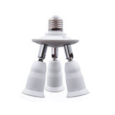 3/5 In 1 E27 Light Socket Adapter Base Converter LED Bulb Lamp Holder Splitter