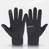 Wasserdichte warme Touchscreen-Handschuhe für Radfahren im Winter und kaltes Wetter, Thermohandschuhe mit Fingern für Training, Laufen, Radfahren für Männer und Frauen.