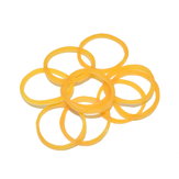 10 stuks 20 mm gele batterijhouder rubberen band voor RC FPV-race drone