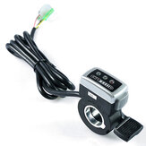 36 V/48 V Vinger Duim Throttle Snelheidsregeling Hoge Gevoeligheid Batterij Display 6 Pole Kabel Waterdicht IPX5 Voor Elektrische Fiets