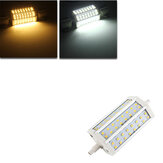 R7S Ayarlanabilir Parlaklık LED Ampul 8W 118MM SMD 2835 48 Saf Beyaz/Sıcak Beyaz Mısır Işığı Lambası AC 85-265V