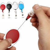 Retractable Reel Keyring Clip Retractable Carabiner Recoil Key Ring Key Chain ID Card Holder Houder