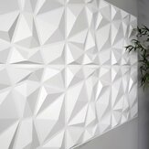 12 قطعة / مجموعة لوحات جدارية ثلاثية الأبعاد من PVC محفورة للغرفة الرئيسية خلفية ديكور 12 × 12 بوصة