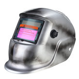 Zilveren Zonne-energie Automatisch Verduisterend Las Helm TIG MIG Lasbril Masker