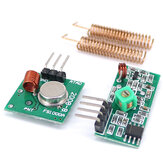 3pcs 433MHz RF Wireless Receiver Module Transmitter kit + 2PCS RF Spring Antenna OPEN-SMART for Arduino - products that work with official for Arduino boards