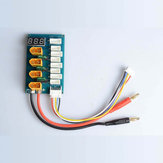 AKK XT60 párhuzamos töltőpanel 3S és 4S Lipo akkumulátorhoz Feszültség LED kijelzővel