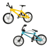 Brinquedo criativo de simulação de mini bicicleta em liga para os dedos, mini empilhadeira, presente colorido para crianças, esporte